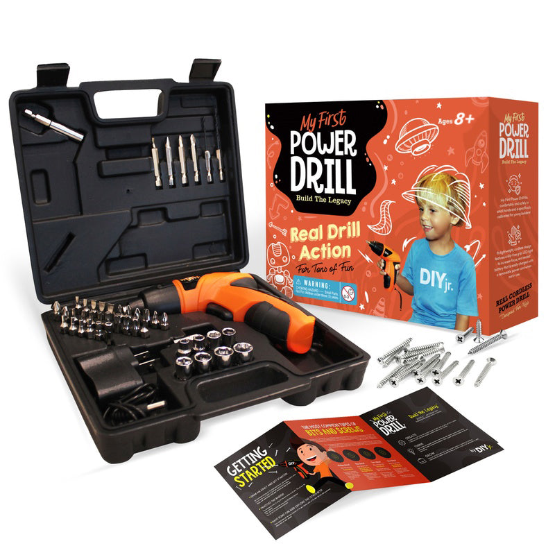My First Tool Set - Real Tools for Kids - Orange – DIYJr